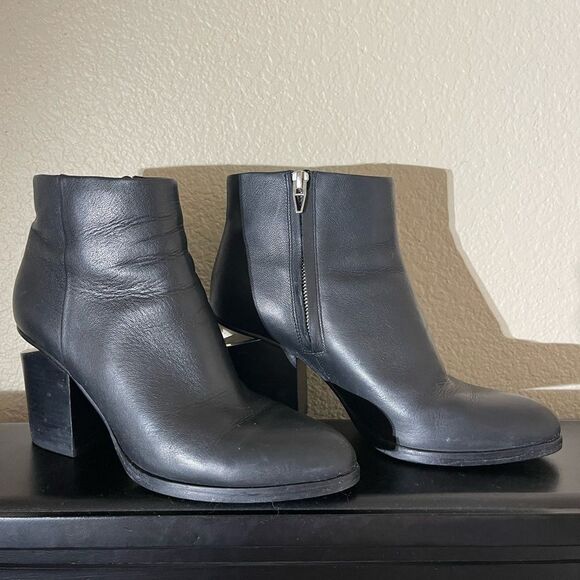 Alexander Wang Black Ankle Boots - Picture 1 of 6